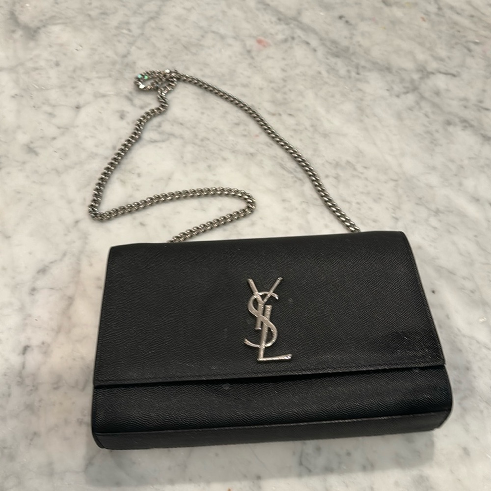 Kate Medium YSL Crossbody Bag in Grained Leather